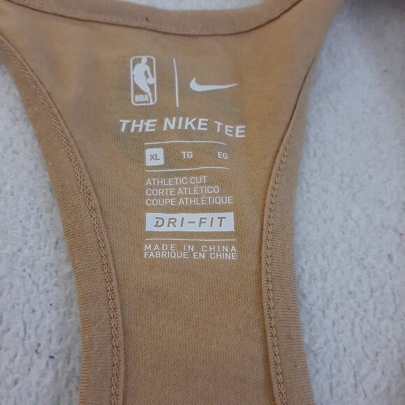 Nike Women's Size XL Toronto Raptors Black Gold North Dri Fit Tank Top Jersey - Picture 5 of 12
